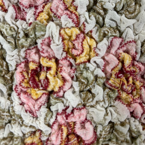 FREE PEOPLE Augusta Floral Skirt XS Embroidered Lace Ivory Boho Prairie Midi - Picture 5 of 13